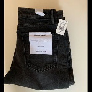 Good American Good Mom High Waisted Black size 4 jeans